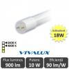 Tub led vivalux royal led 10w t8 600mm 4000k/6400k alb-neutru/alb-rece