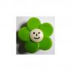 Buton plastic floare verde