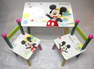 Masuta copii cu 2 scaune Disney Mickey Mouse, M3328MICKEY - SC Marco  Production SRL