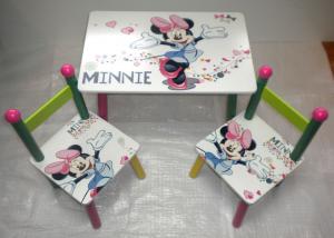 Masuta copii cu 2 scaune Disney Minnie Mouse, M3328MMOUSE - SC Marco  Production SRL