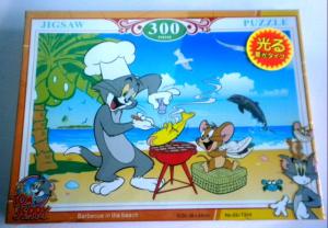 Puzzle Tom si Jerry cu 300 piese