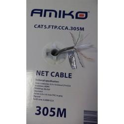Cablu AMIKO CAT5e FTP CCA 305m