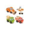 Melissa & doug - vehicule utilitare pentru constructii din lemn md3076