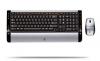 Deluxe 650 Kit tastatura + mouse, fara fir, USB,silver/black