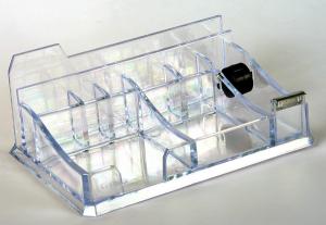 Organizator birou plastic transparent B8, GLOBOX, 2000-0125 - SC OFFICE MAX  SRL