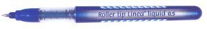 Rollerball 0.5 mm - ALBASTRU varf metal, corp si scriere albastra