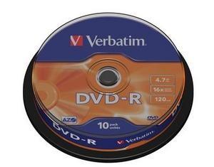 DVD-R, 16x, 4.7GB, 120min, matt silver
