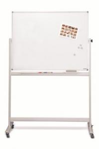Whiteboard pe stand mobil, SP, rotativ 360 gr, 150 x 100 cm