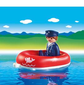 Barbatul cu barca Playmobil