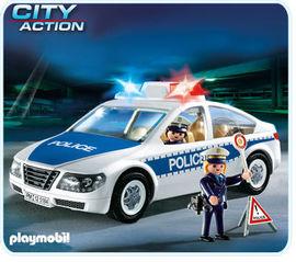 MASINA DE POLITIE CU LUMINI Playmobil