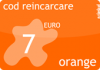 Cod reincarcare cartela orange prepay 7 euro.