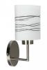 Aplica hol candellux visola 1x60w e27 standard, nichel mat alb cu