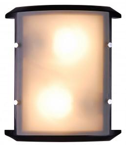 Aplica rustica mahon Globo Admiral 2 x 60 W E27 230V metal, lemn, sticla 41309-2