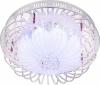 Plafoniera LED cu telecomanda Globo Viticella 68438-10 crom, sticla cristal