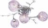 Plafoniera dormitor Globo Viola 56103-4DG crom, cristale plastic