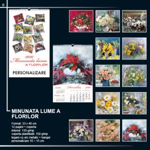 Calendare personalizate flori