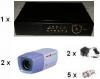 Sisteme supraveghere video pro1210 : dvr 4 canale 100/100fps + 2