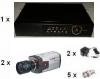 Sisteme supraveghere video pro1212 : dvr 4 canale 100/100fps + 2