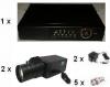 Sisteme supraveghere video pro1219 : dvr 4 canale 100/100fps + 2