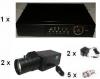 Sisteme supraveghere video pro1220 : dvr 4 canale 100/100fps + 2