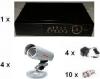 Sisteme supraveghere video pro1404 : dvr 4 canale 100/100fps + 4