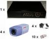 Sisteme supraveghere video pro1412 : dvr 4 canale 100/100fps + 4