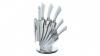 Set cutite 8 piese de la royalty line rl-kss750, din inox cu suport