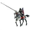 Black knight on battle horse-d64608