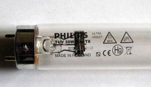 Lampa ultraviolete,bec uv Philips TUV 30w HO 2 pin