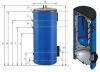 Boiler in boiler tit 1000/200 litri