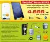 Pachet solar (kit) complet apa calda menajera pentru 2-3 persoane (ITechSol&reg; Termo 23P1)