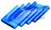Set 4 tavite verticale plastic + 1suport pt. sustinere Leitz Presenter - albastru transparent