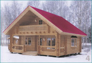 Case lemn wood house