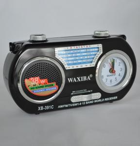 Mini Radio AM/FM/SW cu ceas Waxiba XB-391C