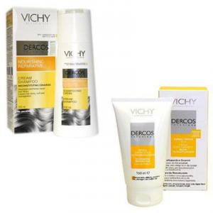 Vichy Dercos sampon nutrireparator 200ml si Balsam 200ml