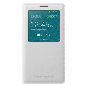 Husa flip Galaxy Note3 N9005 S View Cover White