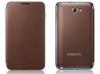 Husa Samsung Galaxy Note N7000 Cover Flip Leather brown