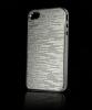 Husa hard case iPhone 4 Glamour silver