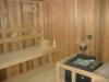 Cabina de sauna cu lambriu din cedru rosu 12mm
