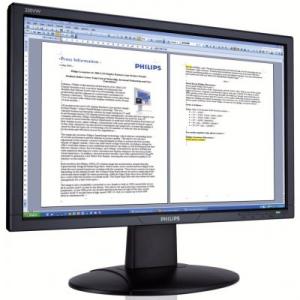 Monitor LCD Philips 200VW8FB, WIDE, Black, 20 inch