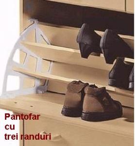 Suport pantofi plastic economic cu 2 randuri, INCOLL ITALIA, 21.1724.000.51  - SC PROTEGE-PAROL SRL