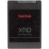 SANDISK X110 256GB SSD, 2.5" 7mm, SATA 6Gbps, Seq Read/Write: 505 MBps /  445 MB/s, IOPS max: 81000, MLC, Retail