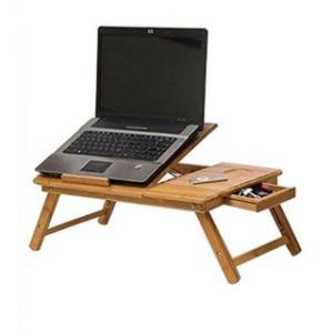 E-Table din lemn de bambus-masuta multifunctionala