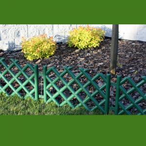 Gard de gradina din plastic-3,5 m-verde, LBJGG-V - SC PLASMA TRADE SRL