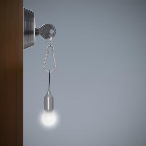 Breloc cu led model bec-Edison