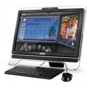 Sistem All-In-One MSI Wind Top AE2050 Touch Panel E-Series Dual Core E-450 1.65GHz 4GB 500GB Radeon HD 6320 Win 7 Home negru