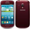 Smartphone samsung i8190 galaxy s iii mini garnet red + husa