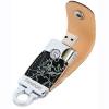 Memorie externa Prestigio 4 GB Leather Flash Drive Black with white stripes