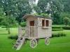 Casute din lemn pentru copii - rulote  roulottes caravane pour les