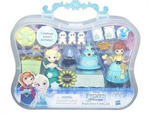 Set Figurine Hasbro Disney Princess Small Doll Little Kingdom Disney Frozen Fever Celebration Elsa & Anna Playset